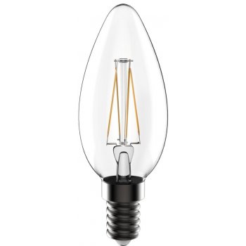 Tesla LED žárovka CRYSTAL RETRO CANDLE E14 4W LED žárovka, E14, 230V, 4W, teplá bílá, 470lm, 2700K