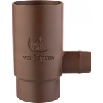 Vodafree Sběrač dešťové vody s filtrem Gustav 80 mm hnědý – Hledejceny.cz