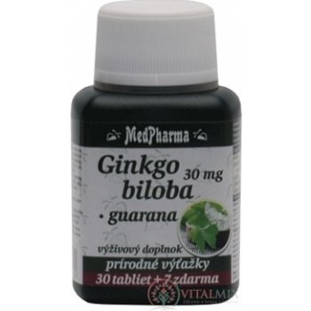 MedPharma Ginkgo biloba guarana 37 kapslí