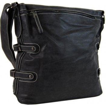 Tapple velká broušená crossbody 609-2 černá