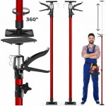 tectake 2 teleskopické stavební podpěry stropní 115-290cm - červená – Zboží Mobilmania