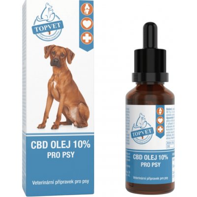 Topvet CBD olej 10% pro psy 10 ml – Hledejceny.cz