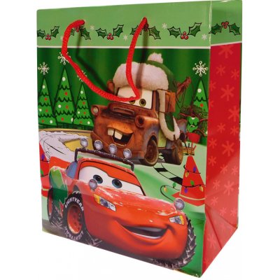 Disney Vánoční dárková taška malá Blesk McQueen a Burák (0683) – Zboží Mobilmania
