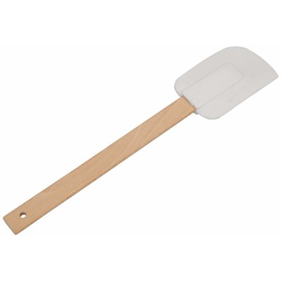Stěrka bílá velká s dřevěným držadlem 29cm - dj dřevotvar – Hledejceny.cz
