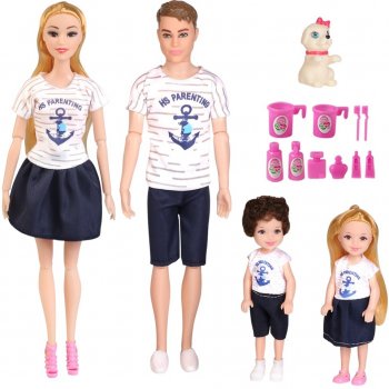 Barbie a Ken s dětmi a pejskem od 649 Kč - Heureka.cz