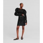 Karl Lagerfeld Faux Leather Skirt W/Zip černá – Zboží Dáma