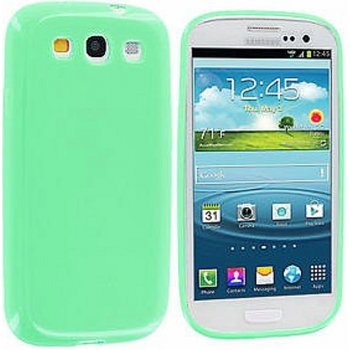 Pouzdro Jelly Case Samsung Galaxy S III I9300 mentolově zelené