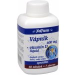 MedPharma Vápník 600 mg + vitamin D 67 tobolek – Hledejceny.cz