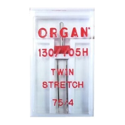 Dvojjehla ORGAN 130/705 H stretch, rozpich 4mm/75 – Zboží Dáma