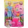 Panenka Barbie Barbie cestovní blond s doplňky