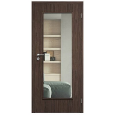 Sapeli Elegant Komfort M40 otočné ořech 100 x 210 cm Čiré sklo – Hledejceny.cz