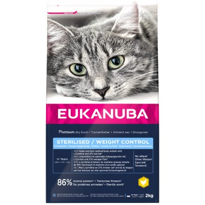 Eukanuba Cat Adult Sterilised Weight Control 2 kg