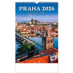 Helma nástěnný Praha/Prague/Prag 31,5 × 45 cm 2026 – Zboží Mobilmania