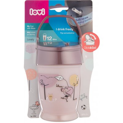 LOVI hrníček se slámkou Lovely Junior holka 35/354GIRL 250 ml – Sleviste.cz