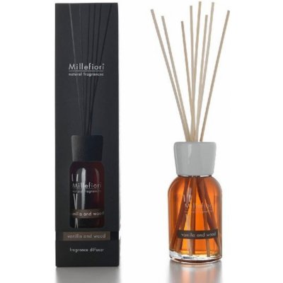 Millefiori Natural Vanilla & Wood 250 ml – Zboží Dáma