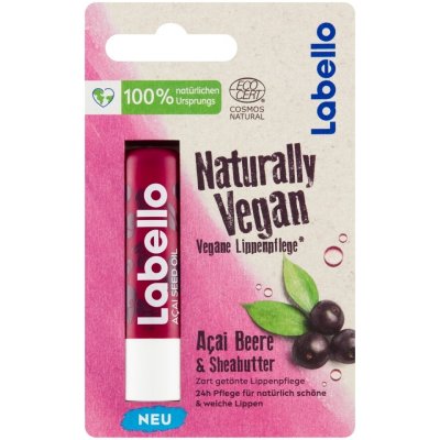 Labello Naturally Vegan Acai Berry balzám na rty 5,2 ml