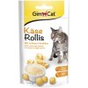 Pamlsek pro kočky GimCat Kase rollis skin & coat 40 g