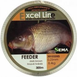 Sema FEEDER brown 300 m 0,16 mm 3,85 kg