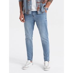 Ombre Clothing pánské džínové kalhoty Kadyndelis světle modrá