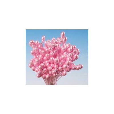 Pestíky perleťové růžové svazek - Hamilworth