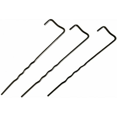 GTEX Ocelové kotvící skoby do země GEOPIN 20cm × 4mm – balení 50 ks – Sleviste.cz
