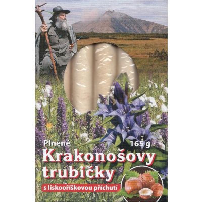 Strix Hořice Krakonošovy trubičky 10 ks plněné s lískooříškovou příchutí 165 g – Hledejceny.cz