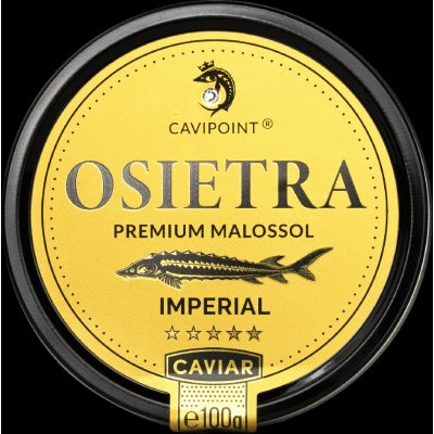 Cavipoint Osietra Imperial sturgeon caviar 100 g tin – Zboží Dáma