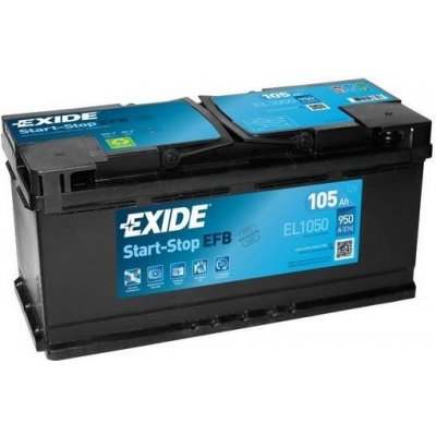 Exide Start-Stop EFB 12V 105Ah 800A EL1050 – Hledejceny.cz