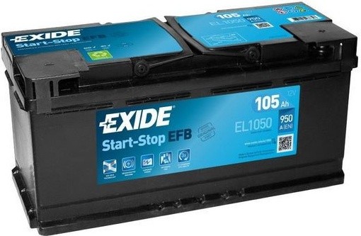 Exide Start-Stop EFB 12V 105Ah 800A EL1050
