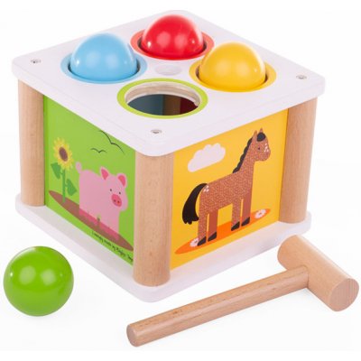 Bigjigs Toys Baby zatloukačka Farma – Zbozi.Blesk.cz