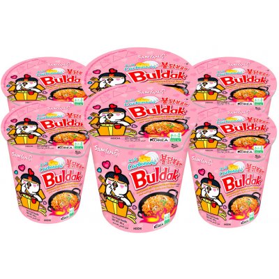 Samyang Buldak ramen Buldak Carbonara cup 6 x 80 g – Zboží Dáma