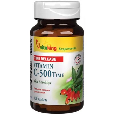 Vitaking Vitamin C-500 Time Release with Rosehips 100 tablet – Hledejceny.cz