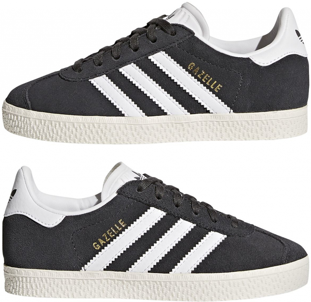 adidas Gazelle J BB2502 Cblack Ftwwht Goldmt