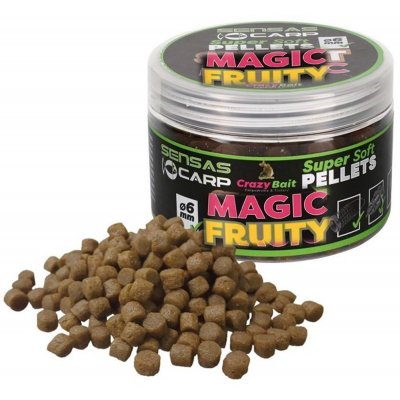 Sensas Měkčené pelety Super Soft Pellets Magic Fruity 60g 6mm – Sleviste.cz