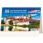 stolní 55 turistických NEJ Čech, Moravy a Slezska 22,6cm x 13,9cm, S24-27 2027 – Hledejceny.cz