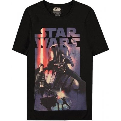 Difuzed Bioworld Europe tričko Star Wars Darth Vader Poster černá – Zbozi.Blesk.cz