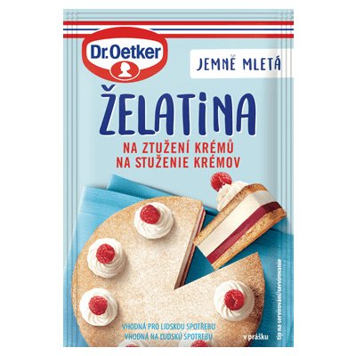 Dr. Oetker Želatina na ztužení krémů 20 g – Zbozi.Blesk.cz