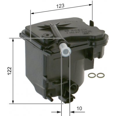 Palivový filtr BOSCH 0 450 907 006 (0450907006) | Zboží Auto