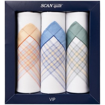 SCANquilt dámské kapesníky VIP 3 ks L78 – Zboží Mobilmania