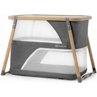 Kinderkraft Cestovní postýlka 63 x 107 cm šedá – Hledejceny.cz