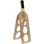 Indecor Stojan na víno dřevo 3 lahve 13x47 cm – Zboží Dáma