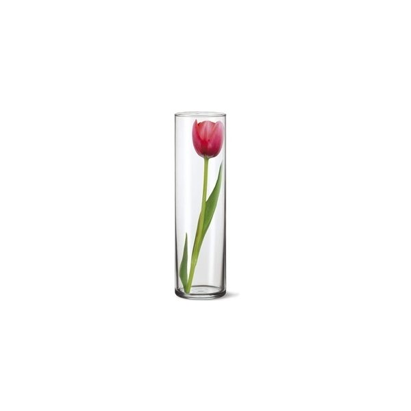 Váza Váza skleněná DRUM II 27,5 x 8,4 cm