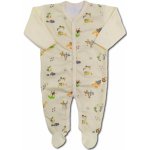Kojenecký hřejivý overal Zvířátka krém – Hledejceny.cz