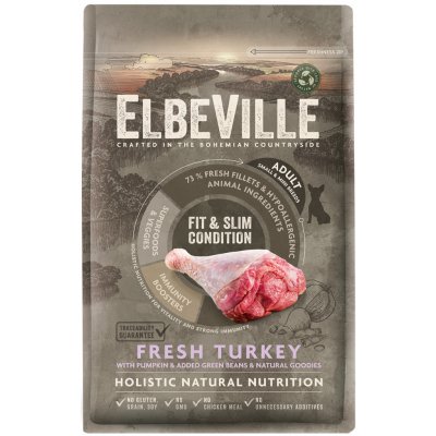 ELBEVILLE Adult Mini Fresh Turkey Fit and Slim Condition 4 kg – Hledejceny.cz