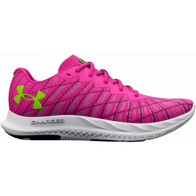 Under Armour Women's UA Charged Breeze 2 Running Shoes rebel pink/black/lime surge