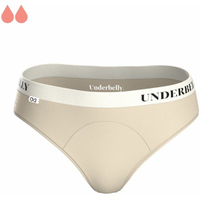 Underbelly menstruační kalhotky UNIVERS šampaň bílá z polyamidu Pro slabší dny menstruace
