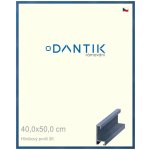 DANTIK rámeček 40 x 50 | ALU profil 6035 Dýha barevná modrá královská Plexi Čiré – Zboží Mobilmania