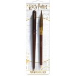 CurePink SR72540 Harry Potter Wand & Broom propiska a tužka 7 x 23 cm – Zboží Mobilmania