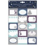 Anděl Samolepicí jmenovky na dárky - s glitry - 15 ks - 10385 – Zboží Dáma