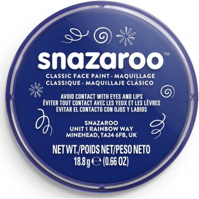 Snazaroo Barva na obličej 18 ml Tmavě modrá Dark Blue – Zbozi.Blesk.cz
